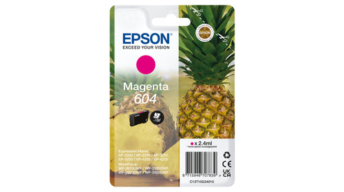 Epson 604 ink cartridge 1 pc(s) Compatible Standard Yield Magenta Epson 604 ink cartridge 1 pc(s) Compatible Standard Yield Magenta